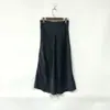 [Oferta Especial] Falda Sirena Elegante Arrugada de Satén Mezcla de Triacetato Verano 24