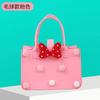 Bolso de mano de fieltro para regalo, bolso de fieltro con diseño de luna llena, banquete de cien días, bolso de fieltro con dibujos animados, regalo de devolución de un año, bolso de compras de fieltro