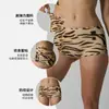 Roupa Íntima Estampada Estampa de Leopardo Estampa de Tigre Shorts Puro Desejo Sexy Nylon Alta Elasticidade Cintura Alta Boxer Briefs para Mulheres