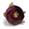 Capullos de rosa artificial para manualidades, cabezas de flores artificiales, camelia, pulseras estilo Ins, ramilletes, accesorios para sombreros de paja, flores artificiales
