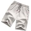 Calças de seda gelada masculinas de liquidação, shorts de verão de cor sólida, calças de pijama soltas masculinas, calças de praia casuais para estudantes