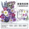 Paquete de Materiales para Marcapáginas Repujado Hecho a Mano DIY Papel Hecho a Mano Espécimen de Planta Flor Seca Fabricación de Marcapáginas Colgante Decorativo Creativo