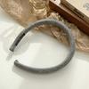 Diadema Nueva de Borde Delgado de Techo Alto para Mujer en Otoño e Invierno 2025 Celebridad de Internet Sencilla para Lavado de Cara Accesorios para el Cabello Diadema de Esponja de Alta Gama