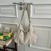 Bolsa de Ombro Feminina da Moda, Bolsa Transversal Casual para Compras, Bolsa Leve de Nylon Cor Sólida, Mochila de Novo Estilo para Trabalho e Deslocamento
