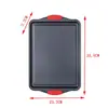 Forma Quadrada de Aço Carbono Antiaderente para Assar Conjunto de Três Peças para Forno Doméstico Forma de Bolo Biscoito Personalizável