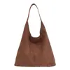 Bolso tote tejido de gran capacidad para mujer, nueva colección de otoño 2026, casual y elegante, adecuado para ir al trabajo y se puede usar como bolso para padres e hijos, un bolso de hombro chic
