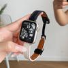 Para iwatchs9 correa de reloj s10 nueva s8 correa de reloj de cuero de apple s7s6 pulsera con hebilla magnética otoño e invierno