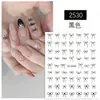 Pegatinas Multitamaño para Uñas con Moños Estilo Dulce Moños Blancos Pegatinas para Uñas Portátiles Venta al por Mayor