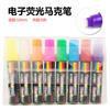 10 cajas envío gratis Pluma fluorescente electrónica LED 4 mm 8 mm 10 mm tablero fluorescente electrónico pluma para estudiantes tienda de té de leche