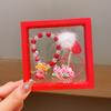 Set de Accesorios para el Cabello de Navidad para Niñosren Lindos Muñeco de Nieve Árbol de Navidad Pasador Dibujos Animados Banda para el Cabello Pinza Bb Pulsera Accesorios para Bebé