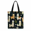 Fornecimento Exclusivo Transfronteiriço de Sacolas de Lona com Impressão Digital para Filhotes de Dachshund, Sacolas Tote DIY em Branco Duráveis e Resistentes para Presente Personalizado