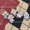 Colgante Acrílico con Diseño de Chica de Palomitas en Relieve Lindo para Cadena de Teléfono, Colgante para Bolso, Llavero, Accesorios