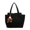 Bolso bandolera de un solo hombro para mujer, para ir al trabajo, de gran capacidad, bolso de mano de pana, bolso casual versátil para estudiantes, bolso tote de nicho ins para mujer