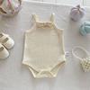 Bebé Niña 2026 Nuevo Conjunto de Verano Romper de Tirantes de Verano Traje Delgado para Gatear Infantil Mameluco para Niños Pequeños