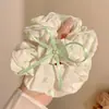 Laço de Cabelo de Renda Doce, Scrunchie de Luxo Estilo Coreano, Laço de Cabelo Extra-Grande para Coque, Corda de Cabelo para Rabo de Cavalo, Acessório de Cabelo