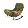 Sillón Sofá Perezoso para el Hogar, Mecedora de Ocio, Mecedora Individual de Lujo Ligero para Dormitorio Sala de Estar