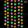 Fio de Papel Fio de Papel Fluorescente Enfeite de Pendurar Decoração de Festa de Aniversário Guirlanda de Papel Pingente Estrela de Cinco Pontas Bandeira de Fio Redonda Venda por Atacado