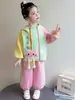 Conjunto de Otoño para Niña 2026 Nueva Moda Elegante Ropa de Otoño Infantil, Conjunto de Dos Piezas Súper Lindo de Abrigo para Bebés Niñas