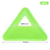 Disco Marcador Triangular, Placa Marcadora para Treinamento de Futebol, Marcador de Canto de Futebol, Obstáculo para Treinamento de Futebol, Borracha Macia, Durável e Resistente a Pisoteio