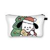 Nueva Bolsa de Cosméticos Navideña Sanrio Kolomi Merlot Moda Estudiante Linda Bolsa de Almacenamiento de Dibujos Animados