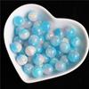 20 8/10mm Ouro Estrela Olho de Gato Buraco Reto Resina Beads DIY Frisado Pulseira Colar Material
