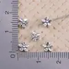 Liga Prata Antiga Ouro Antigo Forma de Flor Pétala Rosa Espaçadores Contas Pulseira Contas Colar Pingente Acessórios para Joias DIY Atacado