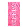 Toalla de playa de microfibra de doble cara de terciopelo transfronteriza, secado rápido, absorbente, estampada, toalla de baño de playa, chal para nadar y protección solar