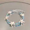 Nuevo Anillo de Imitación de Turmalina con Cuentas de Moneda China de Colores Tejido a Mano de Nicho Anillo de Alto Grado para Regalo de Novia