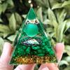 Explosões Transfronteiriças Pirâmide de Cascalho de Cristal Casa Gotas de Cola de Resina Artesanato Enfeites de Mesa Paisagem de Aquário Presentes