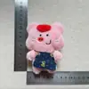 Colgante de Muñeco de Peluche Perro Peppa Pig Llavero Muñeca Corazón de Niña Llavero para Mochila de Estudiante