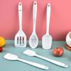 Utensilios de Cocina de Silicona Patrón Mármol Raspador de Crema Juego de 5 Piezas Herramientas para Hornear Espátula Juego de Brochas para Aceite Pastel Pan