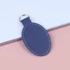 Chaveiro de Couro PU para Carro Criativo Personalizado Bolsa de Chaves Pingente Homens e Mulheres DIY Argola de Chave Pequeno Presente Atacado