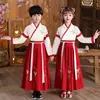 Hanfu para Niños, Traje Tradicional Chino, Traje de Erudito de Estilo Antiguo, Clásico de los Tres Caracteres, Reglas para Discípulos, Ropa para Actuaciones Infantiles, Estudiantes de Primaria