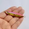 Isca Plana Flutuante para Cavala, Isca de Chapa de Ferro, Isca Artificial, Isca Artificial para Pesca de Cavala, Isca de Chapa de Ferro com Anzol Duplo, Lançamento Ultra-Longo