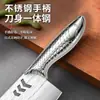 Faca de Cozinha Cabo de Aço Inoxidável Faca de Fatiar Afiada e Leve Aço de Alto Carbono Forjado para Mulheres Faca de Chef para Vegetais e Carnes
