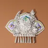 Estilo Étnico Miao de Guizhou Artesanal Bordado Miao Ímã Magnético de Geladeira Borla de Coroa Miao Bordada Presente Comemorativo Cultural e Criativo