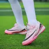 Zapatos de Fútbol Transfronterizos de Otoño e Invierno para Niños y Niñas, Zapatos Profesionales de Entrenamiento para Juegos en Césped, Tacos Antideslizantes para Niños