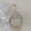 Bolsa Saco Casual Simples Transfronteiriça 2026 Novo Estilo Coreano Moda Bolsa de Ombro para o Dia a Dia Bolsa Transversal Tendência de Nicho