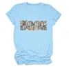 Amazon eBay sitio independiente moda casual elegante mujer ratón de biblioteca retro floral cuello redondo manga corta camiseta