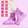 Cobre-sapatos Impermeável Silicone Antiderrapante Cobre-sapatos de Chuva Antiderrapante Espessado Resistente ao Desgaste Cobre-sapatos Impermeáveis para Exterior Prova de Chuva Masculino e Feminino Capas para Botas de Chuva