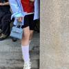 Ins Transfronteiriço Novo Mini Kelly Cor Contraste Bolsa Satchel Familiar Infantil Transversal Acessórios Bolsa de Batom Bolsa Feminina