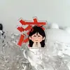 Porta-Notas de Texto com Personagem Japonês Engraçado Estilo Cartoon Ins Clipe Acrílico Pp Dupla Face Porta-Papel de Teste Personalizado