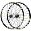 Juego de ruedas para bicicleta de montaña con eje pasante liberación rápida 26/27.5/29 pulgadas eje pasante 20/15/12 liberación rápida 9/10