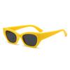 Nuevas gafas de sol poligonales de ojo de gato para mujer, moda europea y americana, gafas de sol con tachuelas de arroz, gafas de sol de moda para fotos callejeras, protección UV