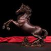 Figura de Caballo de Bronce para el Éxito Inmediato, Caballo del Zodiaco, Adorno de Caballo de Cobre para Sala de Estar u Oficina, Artículo Artesanal, Regalo para Inauguración de Casa o Negocio