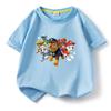 Ropa para niños Wang Wang, camiseta de algodón con cuello redondo y manga corta, nueva camiseta de verano, camiseta de media manga, una generación de cabello