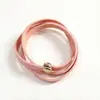 Nuevo brazalete de acero inoxidable de alta calidad transfronterizo, brazalete de cuero genuino tejido multicapa, brazalete de titanio metálico hecho a mano al por mayor