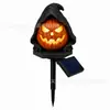 Nuevo producto transfronterizo: Luces de calabaza solares brillantes de Halloween de Amazon, accesorios decorativos para fiestas de Halloween