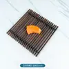 Decoración de Presentación de Comida Japonesa Escalera de Bambú para Sashimi Balsa de Bambú Valla de Bambú Plato Decorativo para Barbacoa Japonesa Presentación de Mariscos