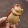 Figura de Caballo Mascota de Té de Arcilla Púrpura de Yixing, Decoración de Mesa de Té Burro para Sala de Té, Adorno de Té para Ceremonia de Té Kung Fu, Escultura de Cerámica Hecha a Mano